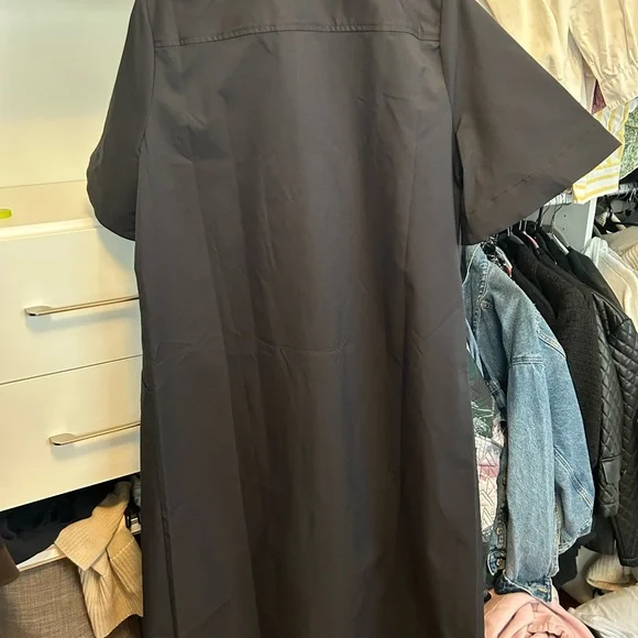 Navy Jaqueline Shirt Maxi Dress - Picture 6 of 10